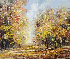 Jesienny pejzaz - ocen, ziwopis, pejzaz - оригинал