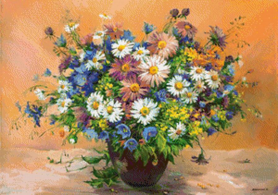 букет,полевых цветов - цветы, букет - предпросмотр