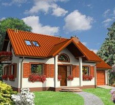 Схема вышивки «ДОМ С КРАСНОЙ КРЫШЕЙ»