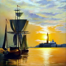 Схема вышивки «Серия "Пейзажи"»