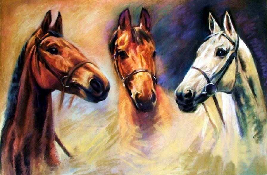 Три коня - оригинал
