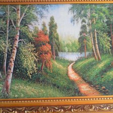 Схема вышивки «лес»