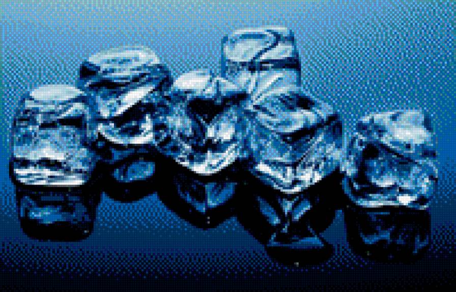 кубики льда - лед - предпросмотр