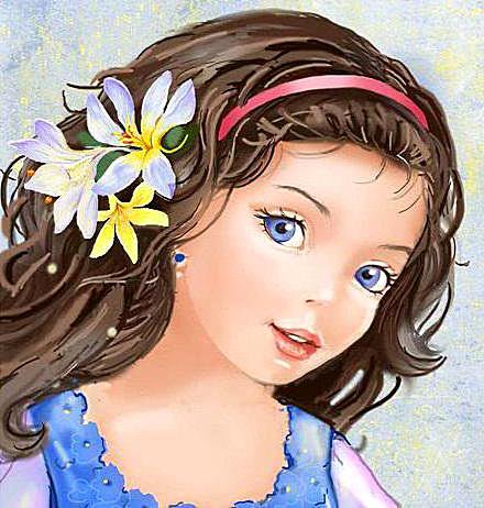 Девочка - девочка, портрет - оригинал