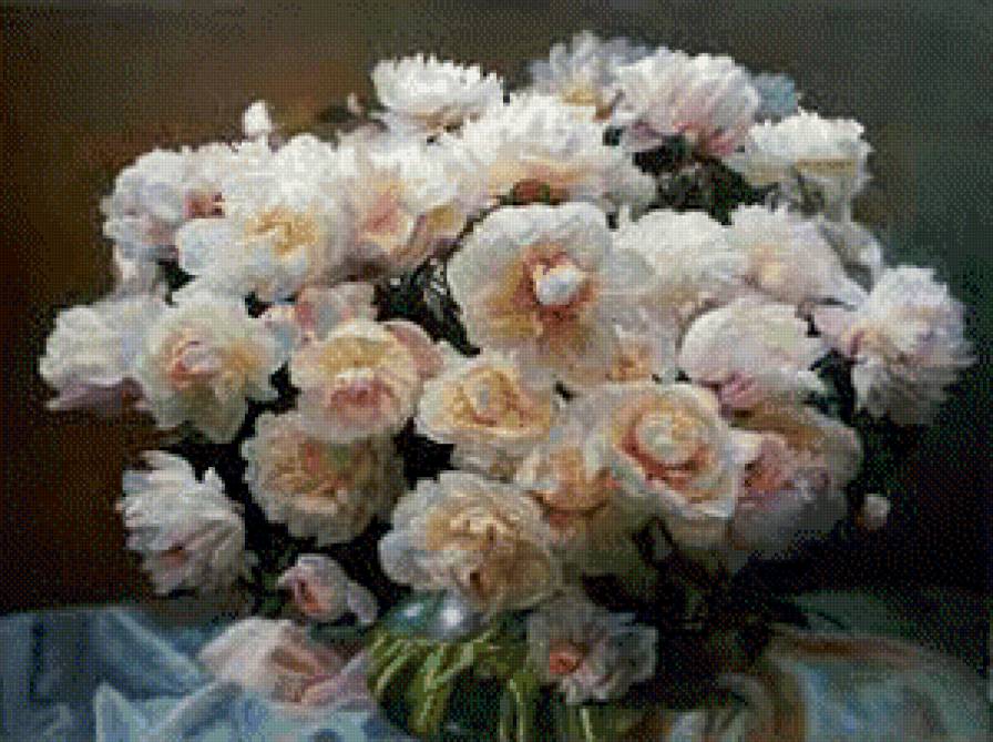 peonie - ziwopis, cwety, peonie - предпросмотр