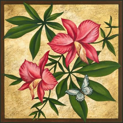 красные цветы - оригинал