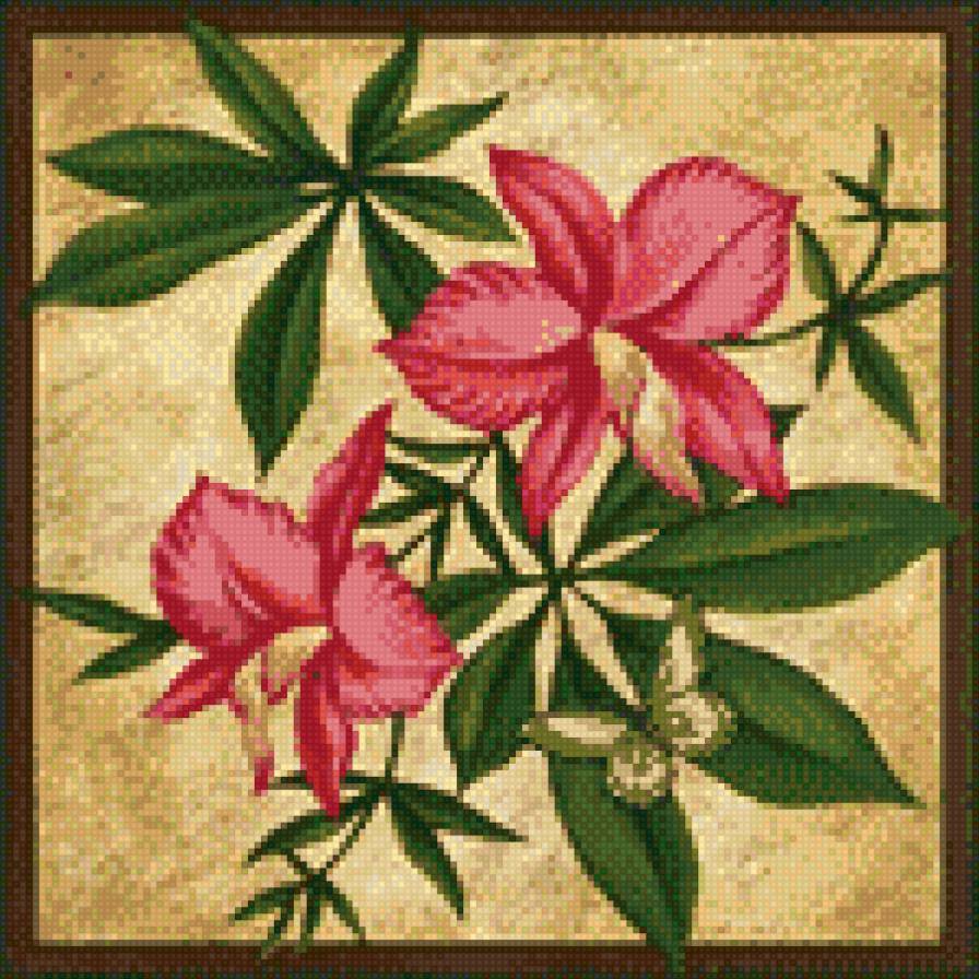 красные цветы - предпросмотр