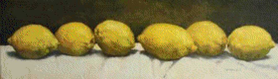 naturmort z cytrynami - naturmort, ziwopis - предпросмотр