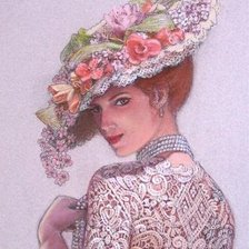 Схема вышивки «женский образ»