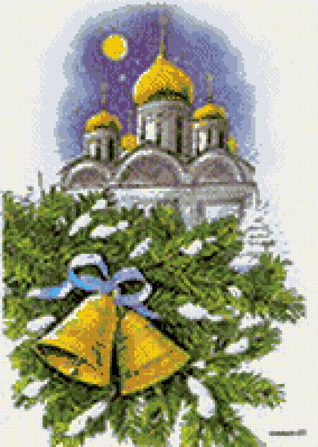 новогодне дзвоны - новогодние колокола - предпросмотр