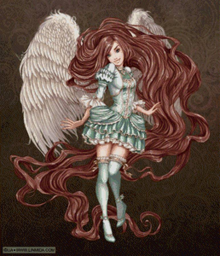 ангел - девушка жэнщина фэнтази сказка - предпросмотр