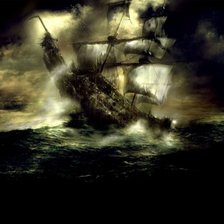 Схема вышивки «корабокрушение»