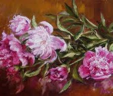 Схема вышивки «peonie»