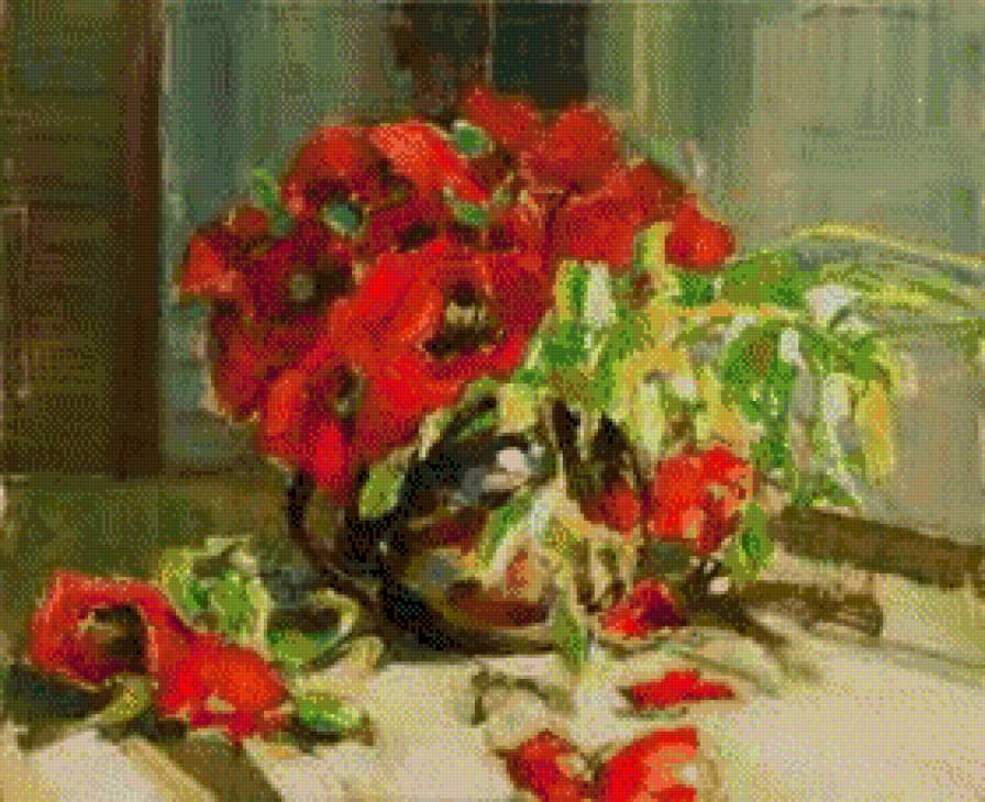 Maki - cwety, ziwopis, maki - предпросмотр