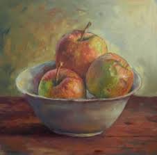 naturmort z jablokami - ziwopis, naturmort - оригинал