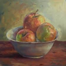 Схема вышивки «naturmort z jablokami»