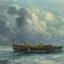 Схема вышивки «Norweska lodz rybacka»