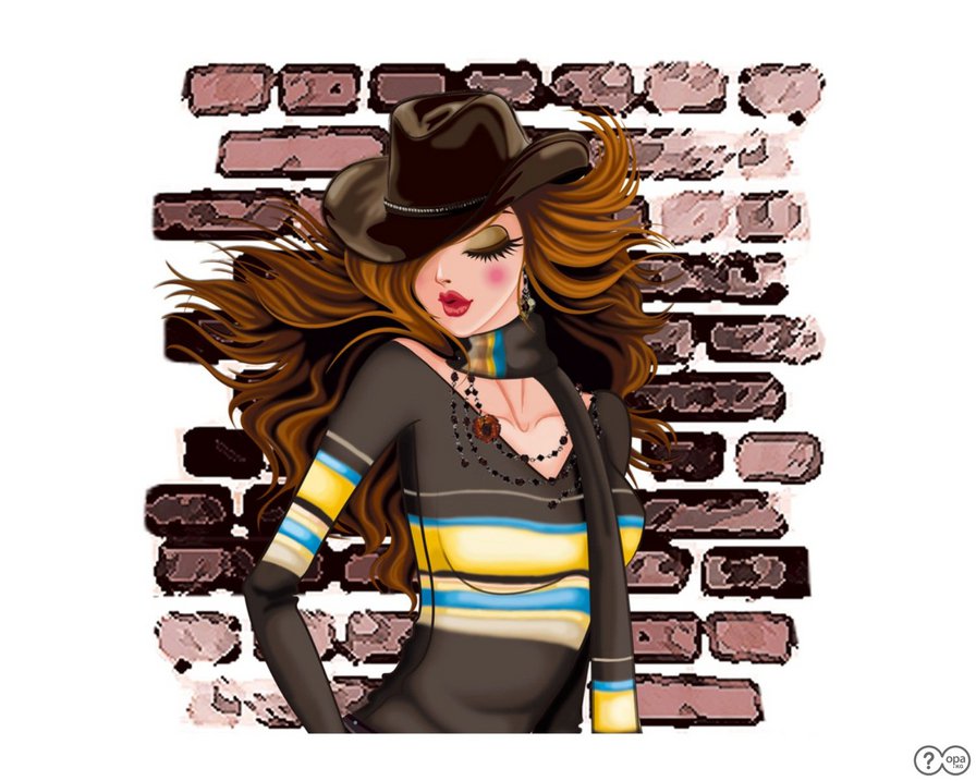 Гламурная девушка - девушка, красавица - оригинал