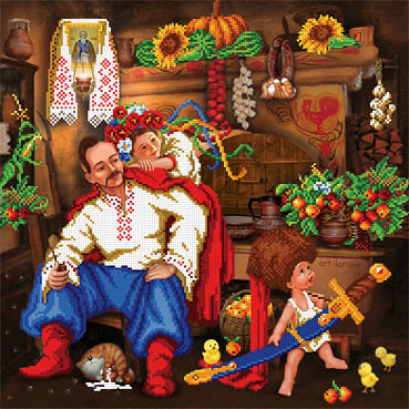 семья - дом, игра, украина, дети - оригинал