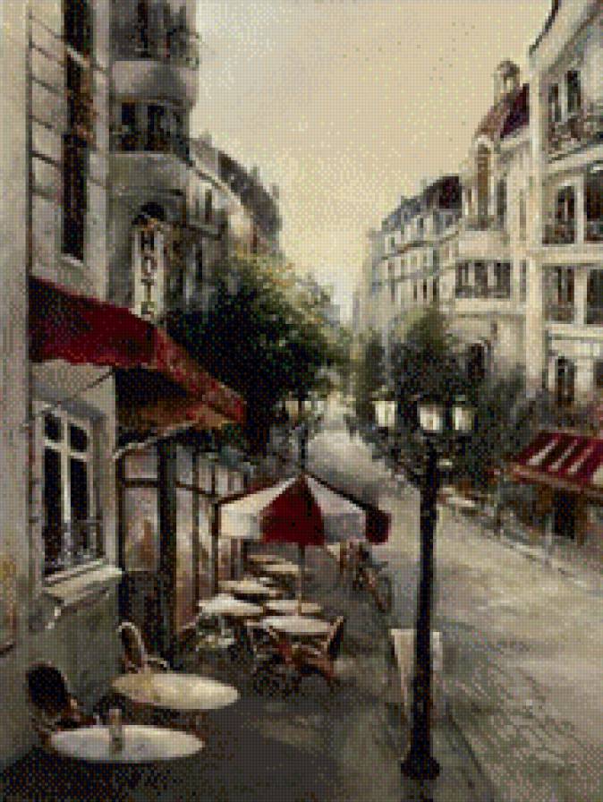 Кафе на улице - париж, кафе, город - предпросмотр