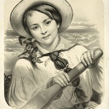 Схема вышивки «Барышня»