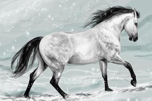 Лошадка. - лошади, животные - оригинал