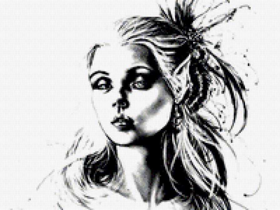 Эльфийка - красотка, красота, портрет, эльф, девушка - предпросмотр