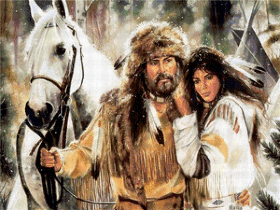 пара с лошадью - предпросмотр