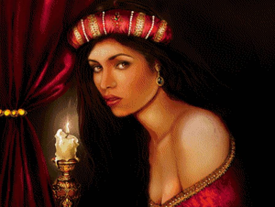 В будуаре - девушка - предпросмотр