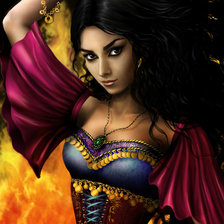 Схема вышивки «Цыганка»