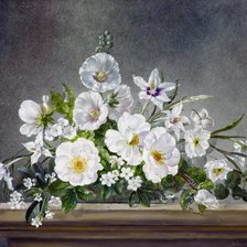 Белый букет