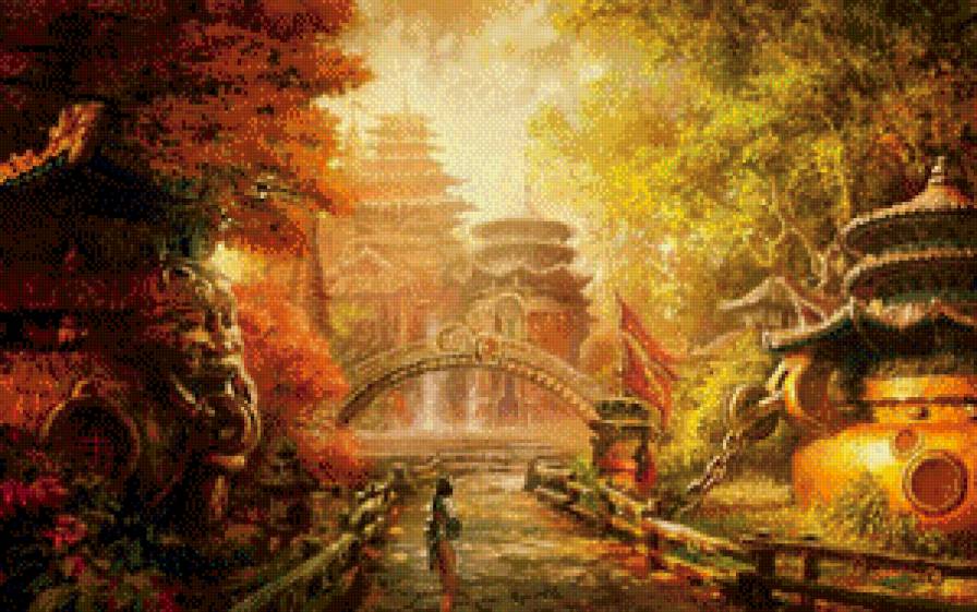 японский храм - предпросмотр