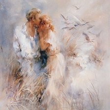 Схема вышивки «Пара»