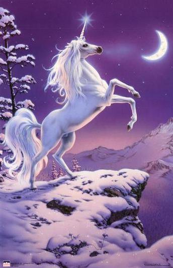 Единорог - фэнтези, единорог, животные, лошади - оригинал