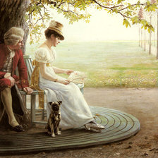 под деревом