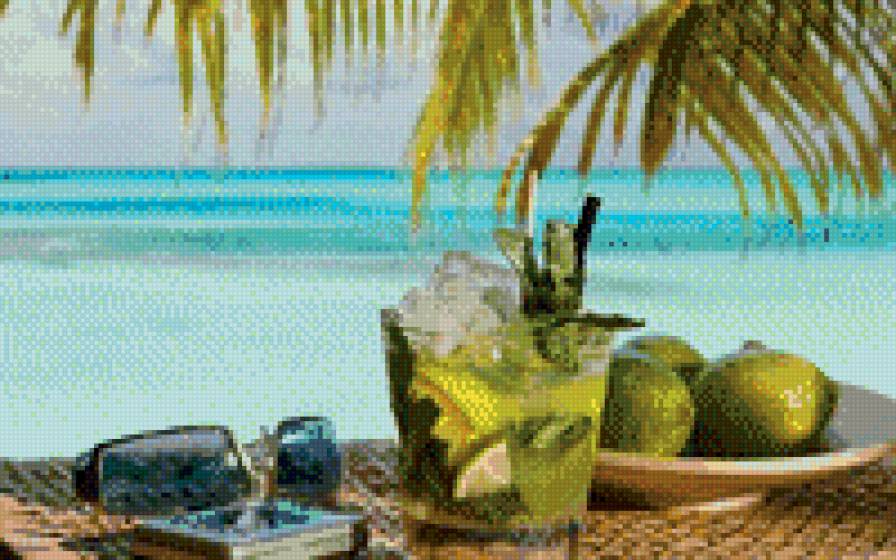 рай - остров, рай, романтика, фрукты, море - предпросмотр