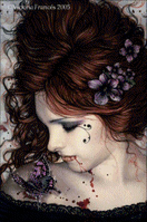 Королева бабочек - бабочка, готика, виктория францес, девушка - предпросмотр