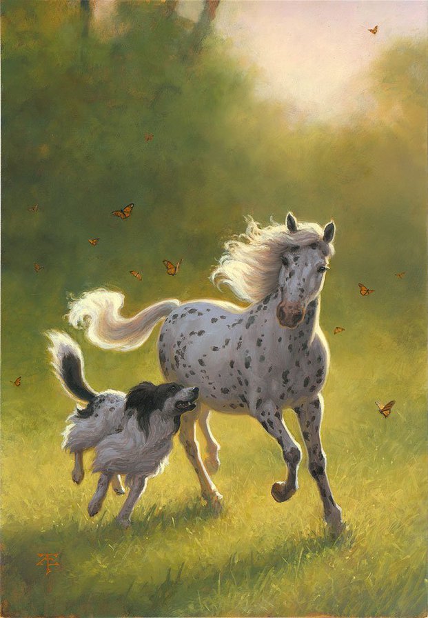 Лошадь - лошади, животные - оригинал