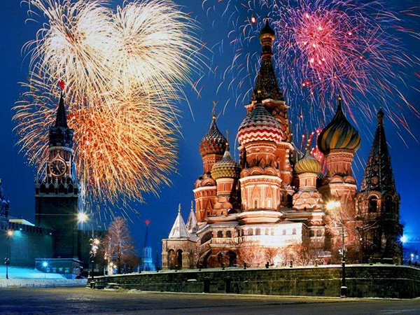 Москва - москва, город, храм, салют, кремль - оригинал