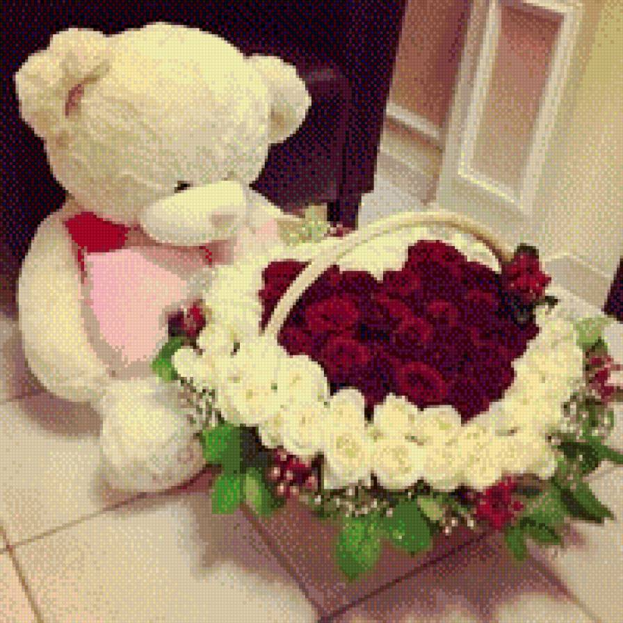 Подарок - любовь, подарок, мишка - предпросмотр