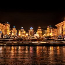 Схема вышивки «ночной киев»