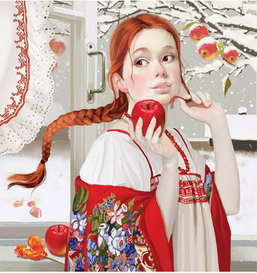 Русская красавица - красавица, девушка - оригинал