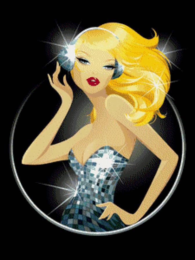 Гламурная девушка - красавица, девушка - предпросмотр