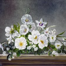 Схема вышивки «Цветы»