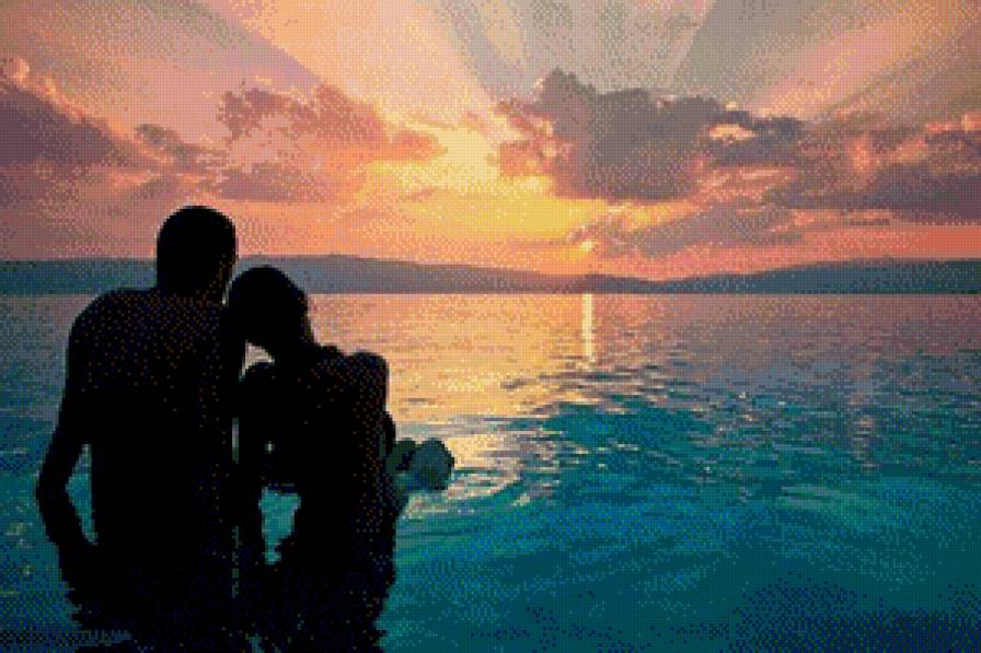 серия "пары" - люди.пара.любовь.закат - предпросмотр