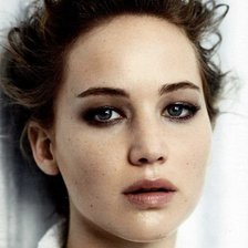 Схема вышивки «Jennifer Lawrence»
