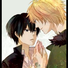 Схема вышивки «Кёя и Дино»