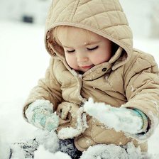 Схема вышивки «снег»