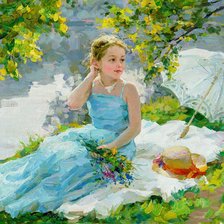 Схема вышивки «Пикник»