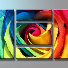 Схема вышивки «полиптих роза»